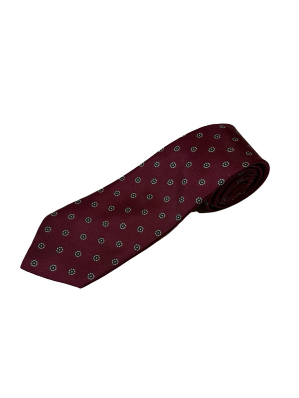 Vintage Abercrombie & Fitch Burgundy Medallion Necktie
